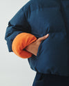 BLUE DENIM/ORANGE
