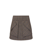 Load image into Gallery viewer, 06 PLAID POCKET SKIRT
