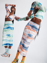 Load image into Gallery viewer, 05 SUNSET MESH SKIRT
