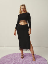 Load image into Gallery viewer, 06 BEADED FRINGE SKIRT
