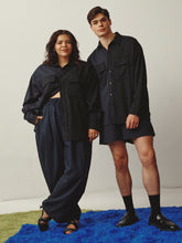 Load image into Gallery viewer, 02 PINSTRIPE UTILITY SHIRT
