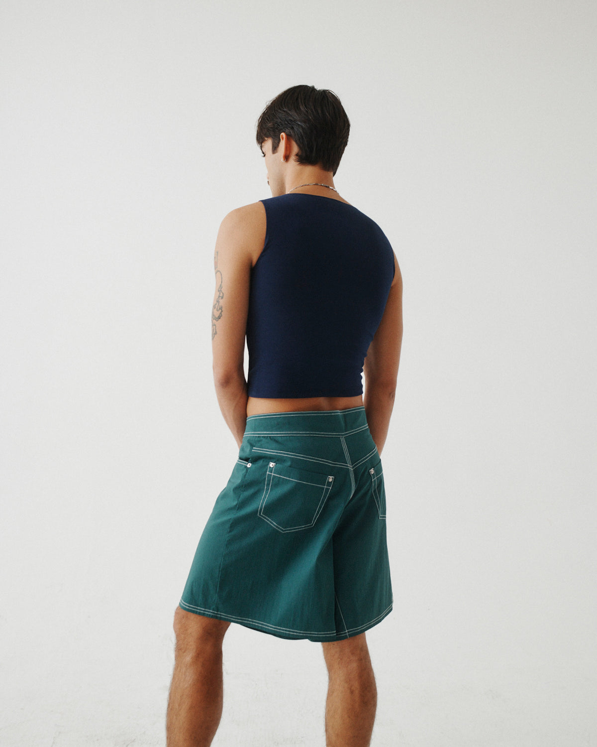 11 STRETCH COTTON ASYMMETRICAL TANK | T.W.I.N. (That's What I Need)