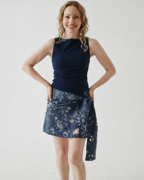 その他 SALSATION Asymmetric Tank BlueDenim S 11 STRETCH COTTON ASYMMETRICAL TANK | T.W.I.N. (That's What I Need)