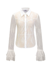 Load image into Gallery viewer, 04 FRILL LACE SHIRT
