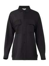 Load image into Gallery viewer, 02 PINSTRIPE UTILITY SHIRT
