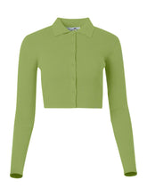 Load image into Gallery viewer, 02 CROPPED COLLARED CARDIGAN

