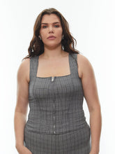 Load image into Gallery viewer, 04 PLAID ZIP-UP CORSET

