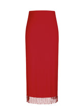 Load image into Gallery viewer, 06 BEADED FRINGE SKIRT

