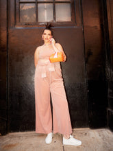 Load image into Gallery viewer, 04 VELOUR WIDE LEG PANT
