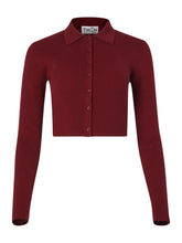 Load image into Gallery viewer, 02 CROPPED COLLARED CARDIGAN

