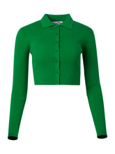 Load image into Gallery viewer, 02 CROPPED COLLARED CARDIGAN
