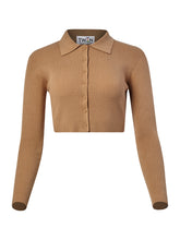 Load image into Gallery viewer, 02 CROPPED COLLARED CARDIGAN
