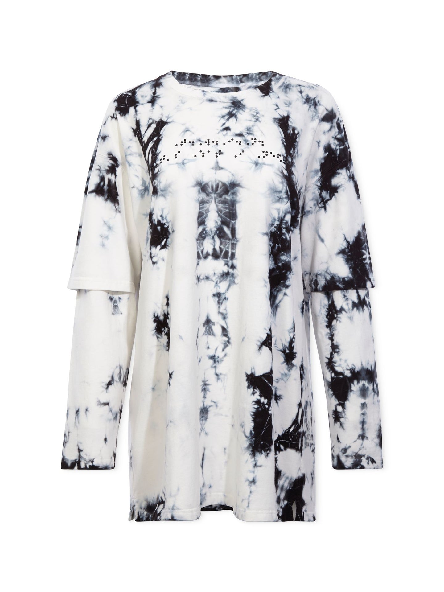 02 BRAILLE LAYERED T-SHIRT