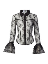 Load image into Gallery viewer, 04 FRILL LACE SHIRT

