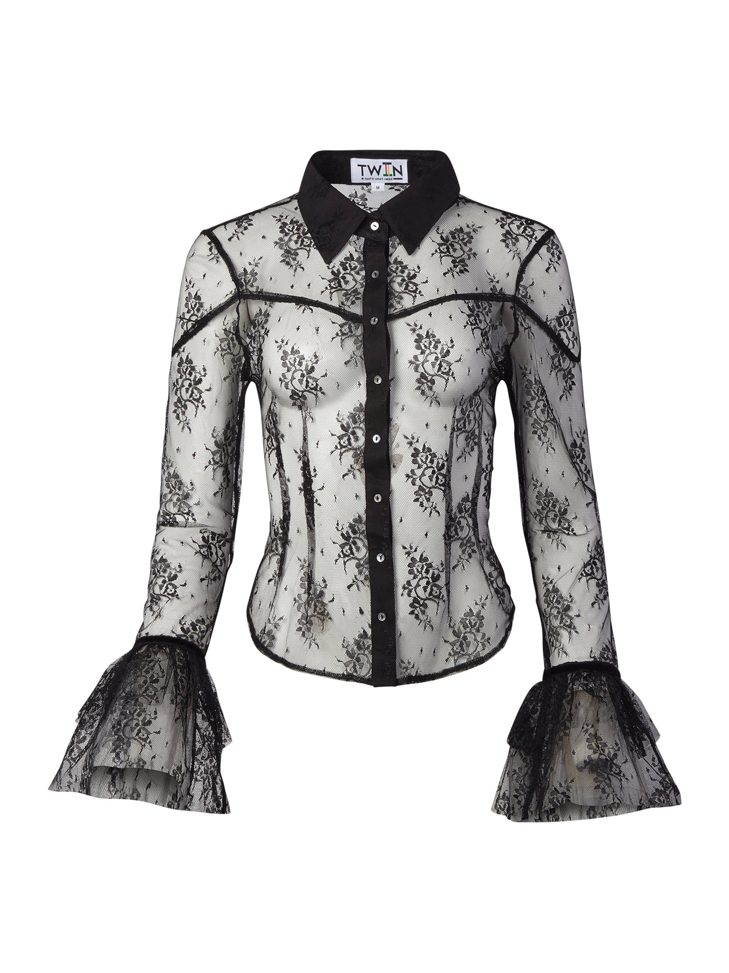 04 FRILL LACE SHIRT