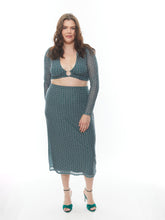 Load image into Gallery viewer, 03 PRINT MESH SKIRT
