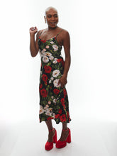 Load image into Gallery viewer, 04 ROSE SATIN SLIP DRESS
